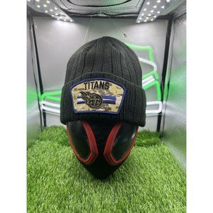 New Era Tennessee Titans NFL 2021 Salute to Service Black Knit‎ Beanie
